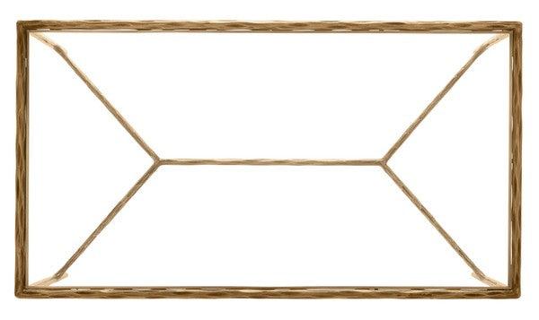 Safavieh Jessa Brass Metal Coffee Table