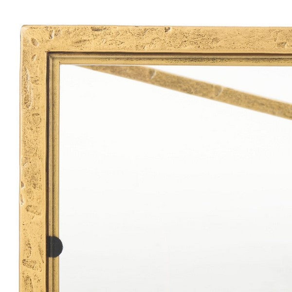 Tauri Forged Metal Console Table in Brass