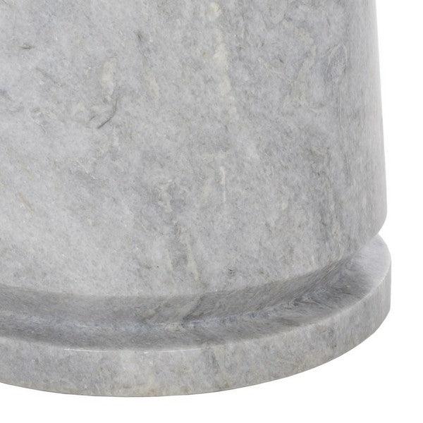 Safavieh Valentia Marble Accent Table in Light Gray