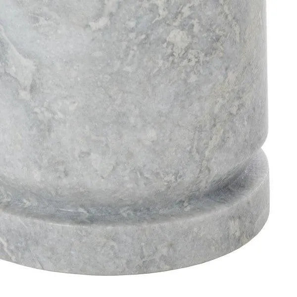 Safavieh Valentia Marble Accent Table in Light Gray