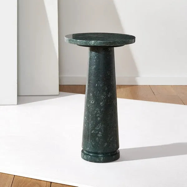 Valentia Marble Accent Table in Green