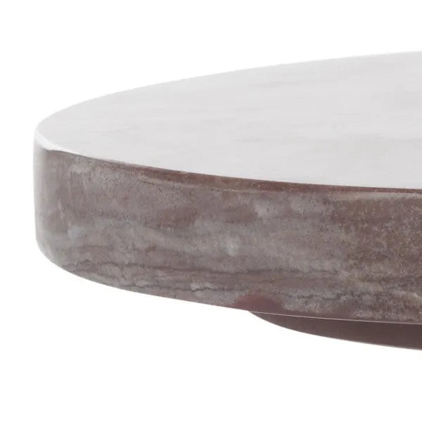 Valentia Marble Accent Table in Pink