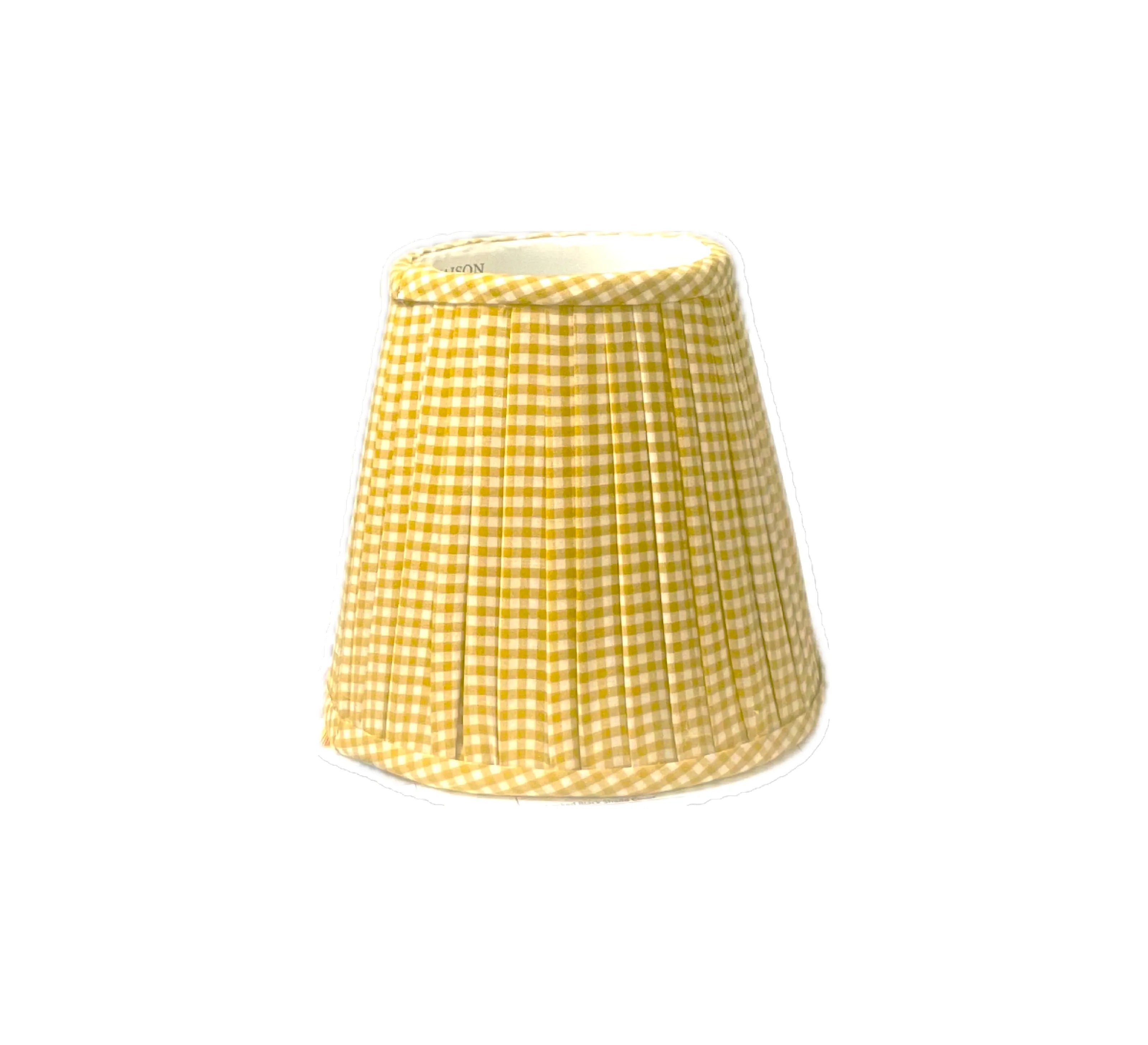 Maison Maison Design Gingham  (Empire in Gold)