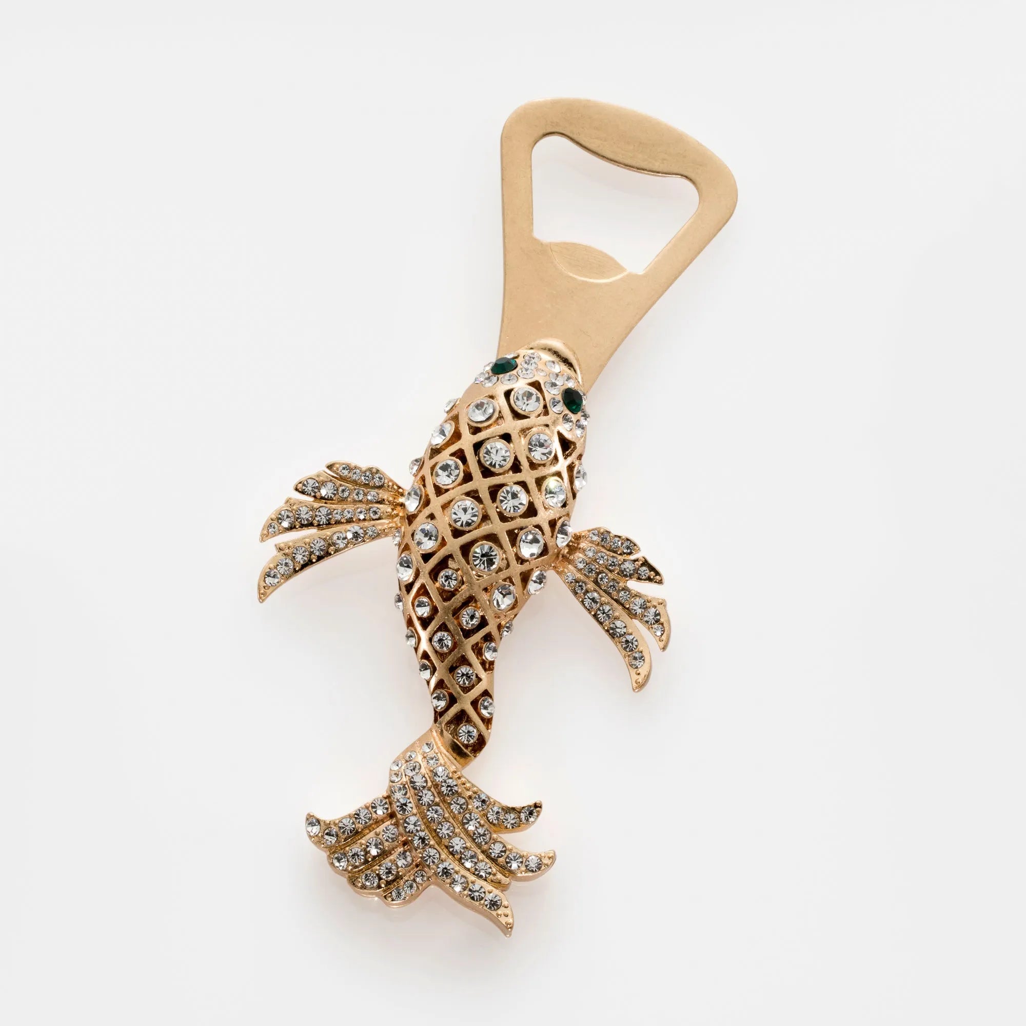 Koi bottle opener, crystal