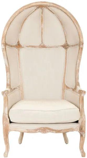 Safavieh Sabine Natural Linen Chair