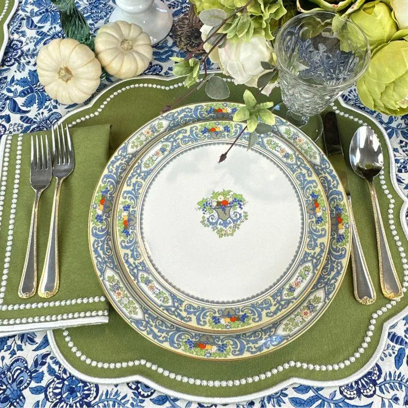 Flying Sheep Country Charlotte Placemat - Sage (Set of 4)