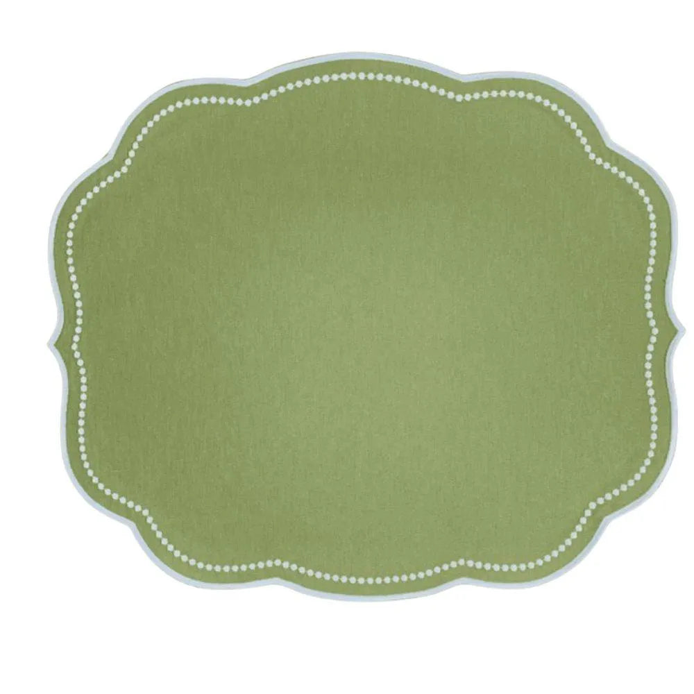 Flying Sheep Country Charlotte Placemat - Sage (Set of 4)