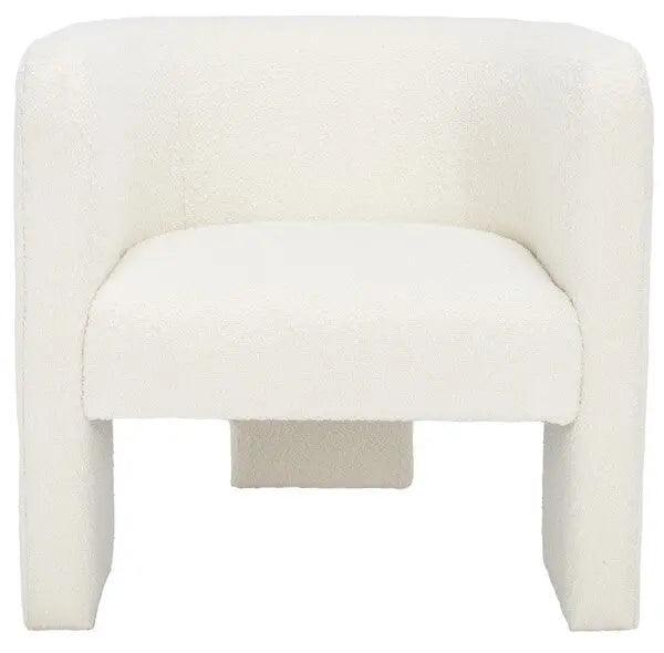 Safavieh Sammie 3 Leg Ivory Boucle Accent Chair