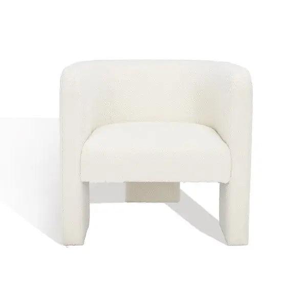 Safavieh Sammie 3 Leg Ivory Boucle Accent Chair