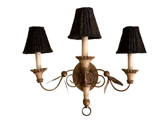 Sconce Seagrass Lampshades (Empire Base)