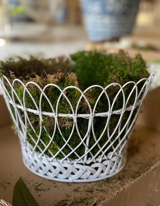 Straight Round French Wire Basket