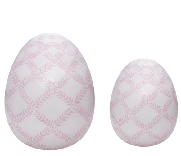 Pink Lattice Egg