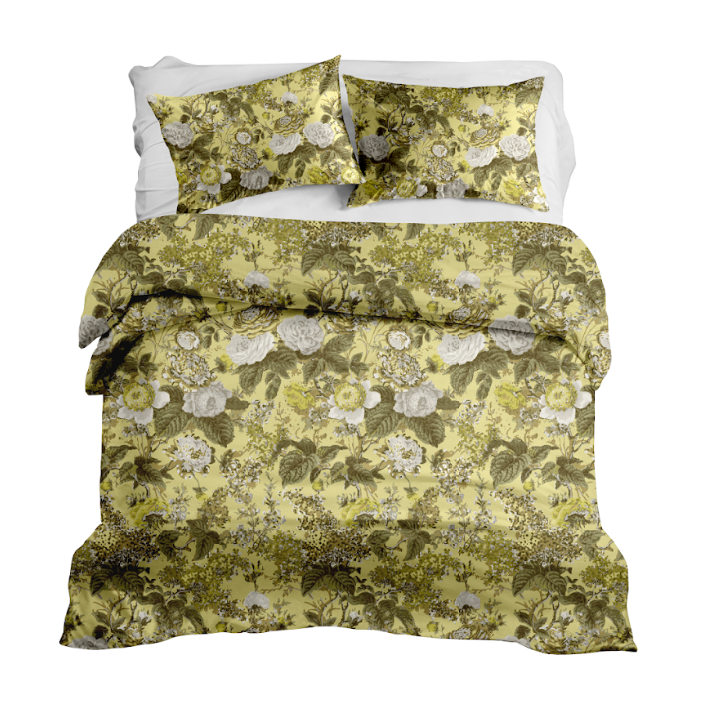 Georgia in Yellow Duvet Cover