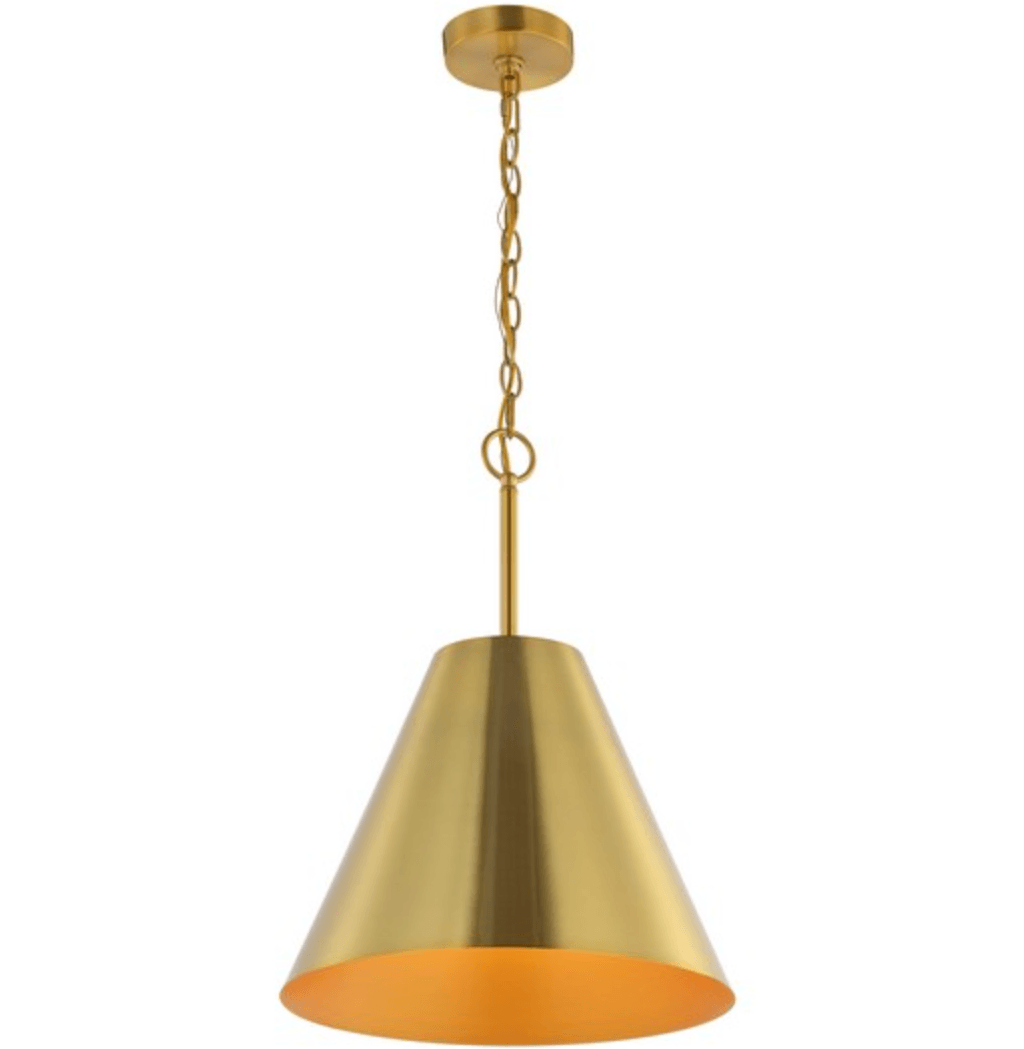 Safavieh Jenner Pendant Lighting in Brass Gold