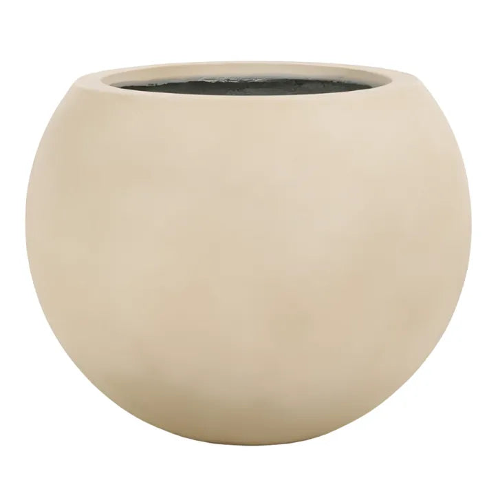 Kenslia Concrete Ficonstone Planter in Beige