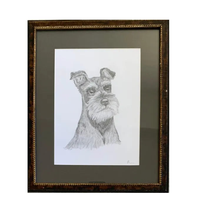 Hand Drawn Dog Sketch (Custom Order)