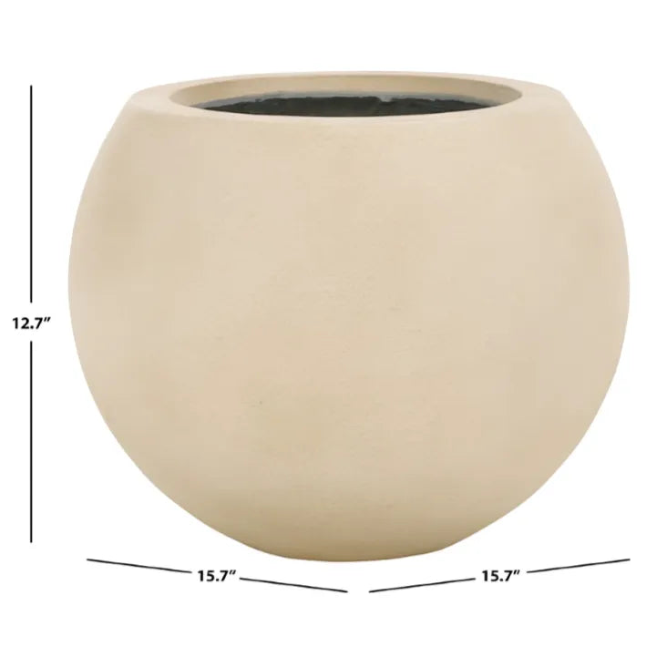 Gerand Concrete Ficonstone Planter in Beige