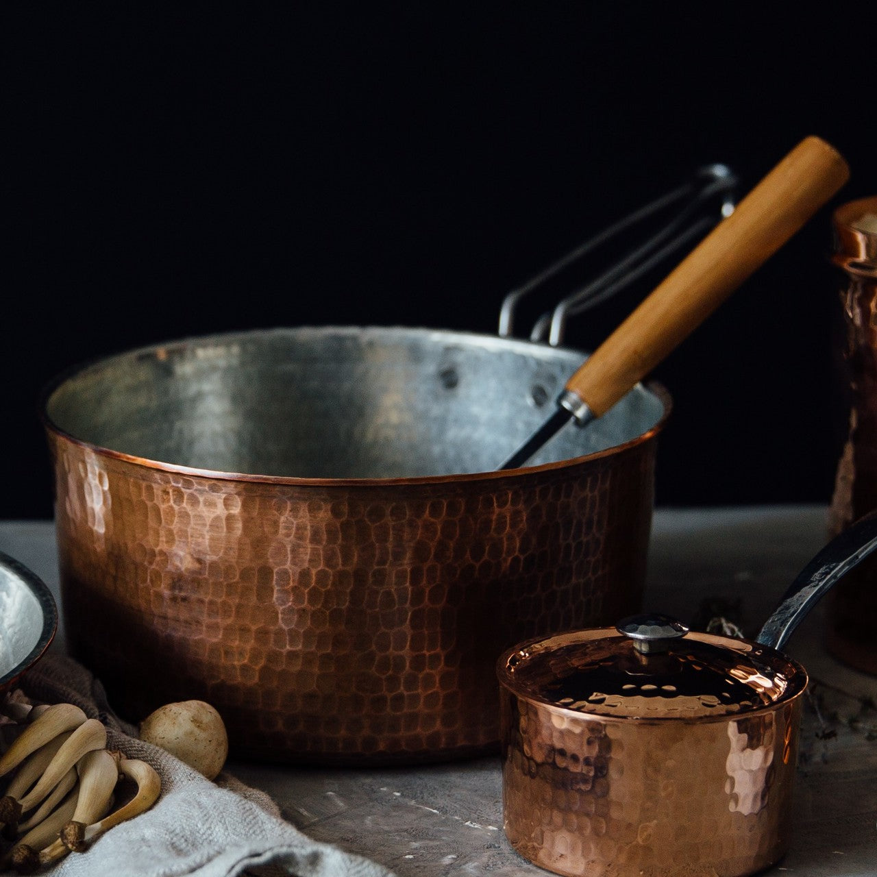 Copper Saucepan 1.5 quart and 2.5 quart