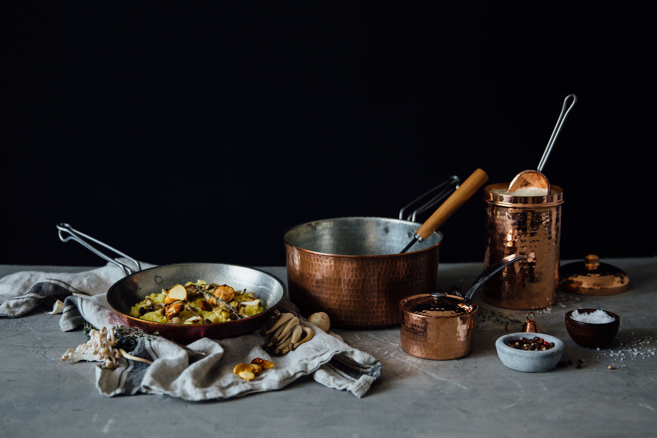 Copper Saucepan 1.5 quart and 2.5 quart