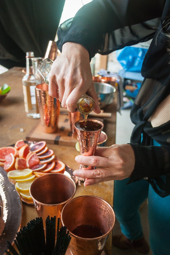 Copper Barman's Set Up