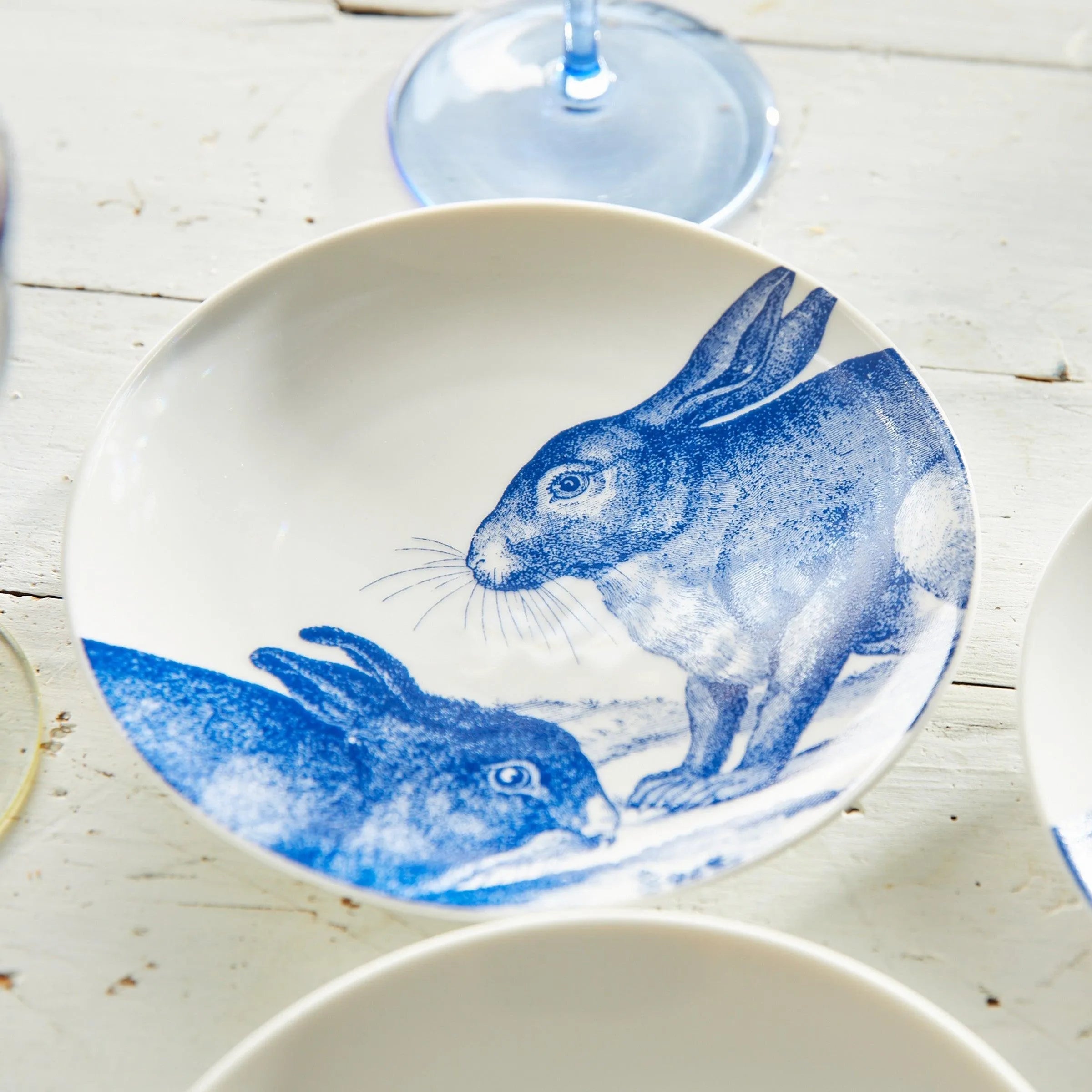 Caskata Wholesale Bunnies Small Plates, Set of 4