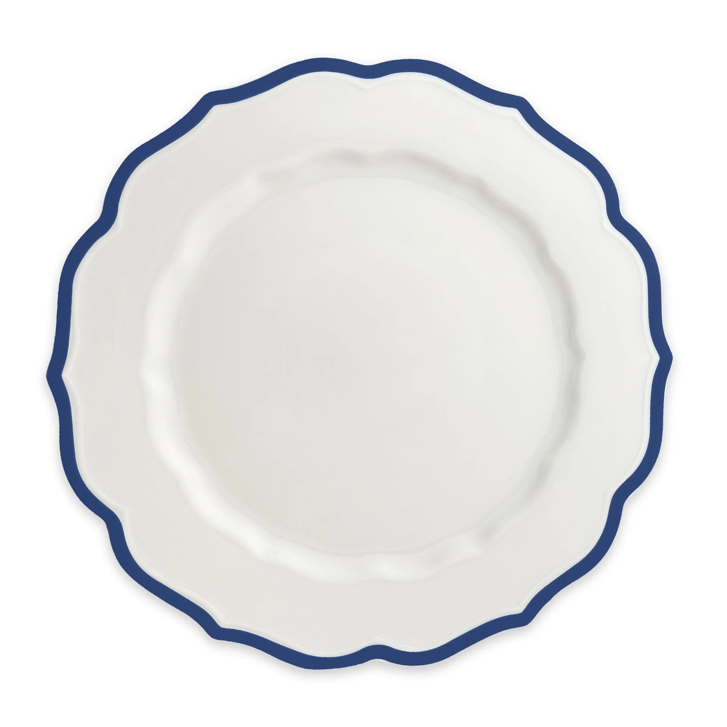 Stella Scalloped Porcelain Dinner Plate