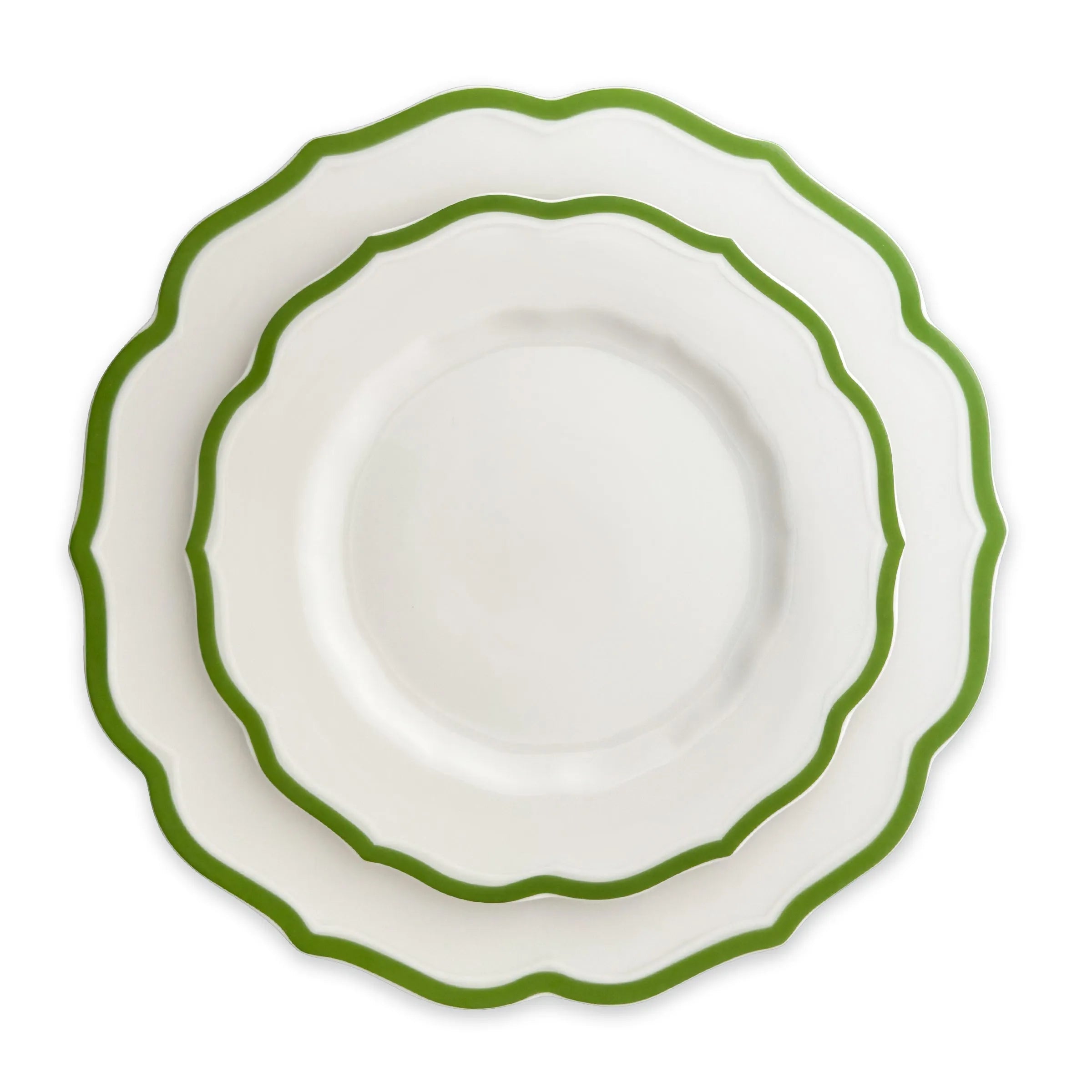 Stella Scalloped Porcelain Dinner Plate