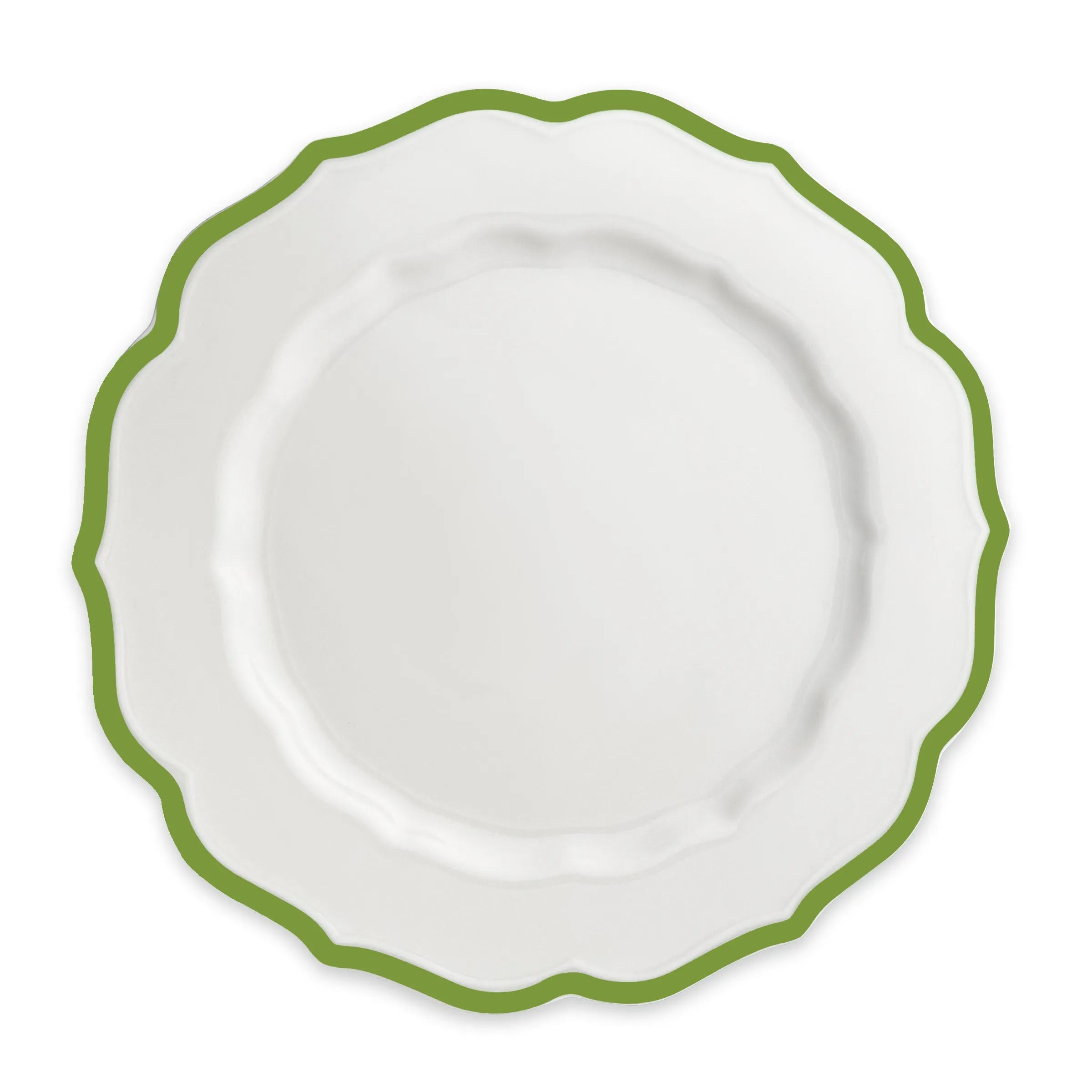 Stella Scalloped Porcelain Dinner Plate