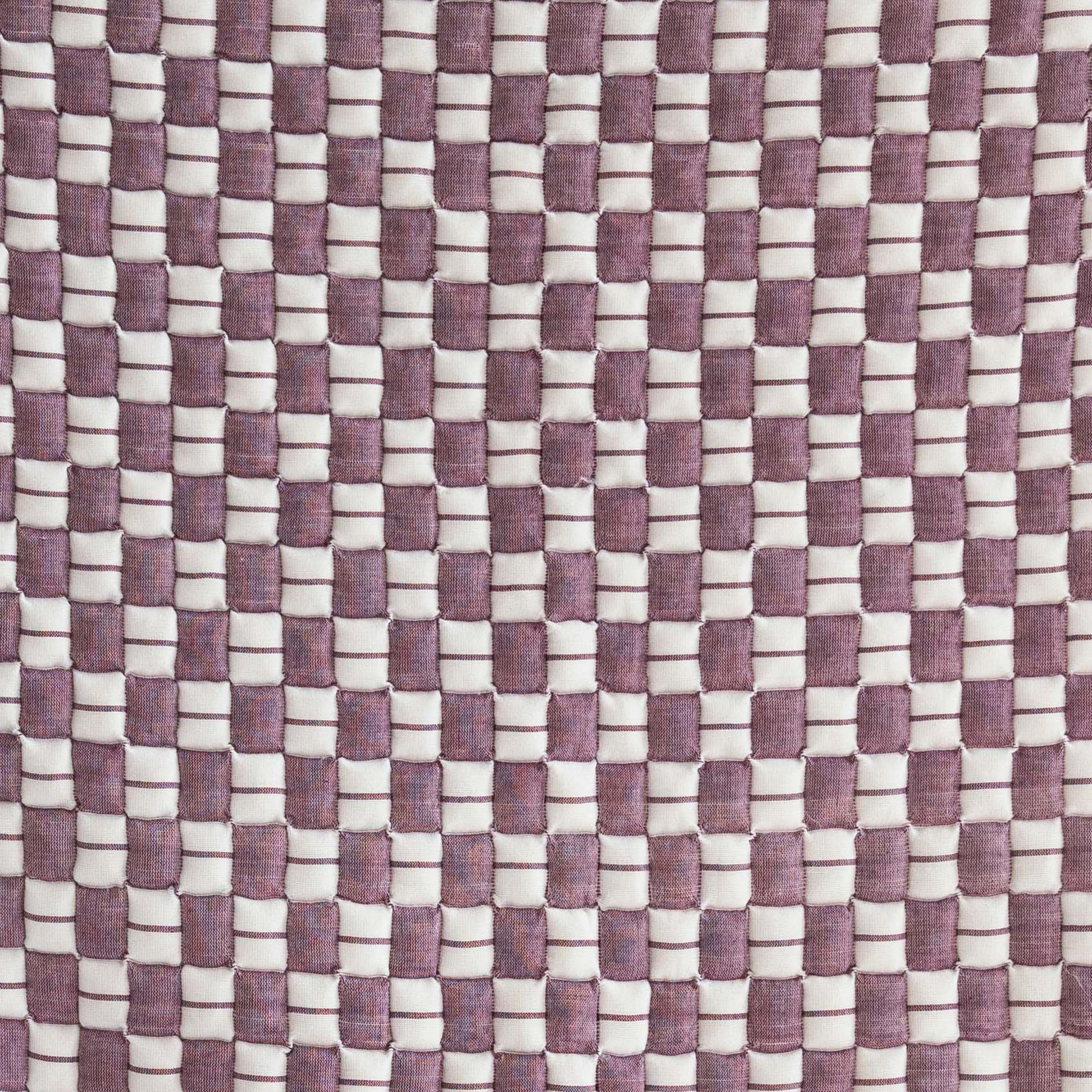 Purple Checkered Sujani Quilt