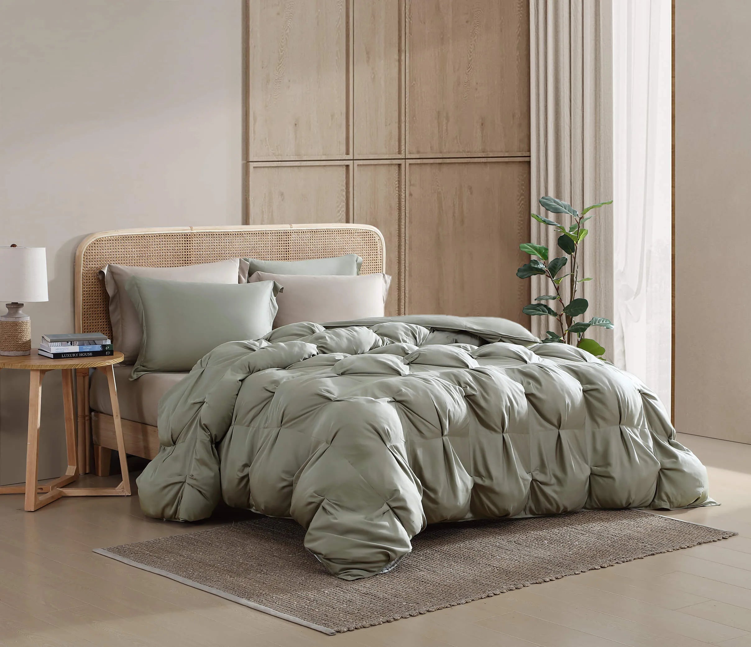 Premium Bamboo Bubble Comforter Bundle