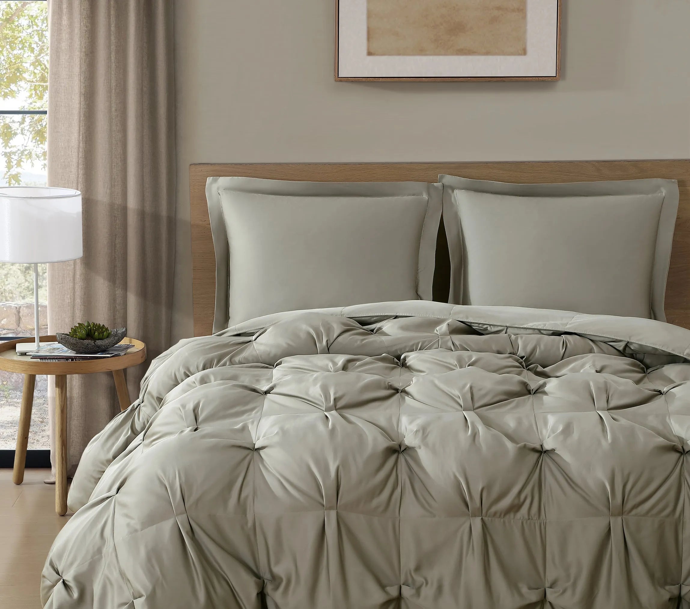 Premium Bamboo Bubble Comforter Bundle