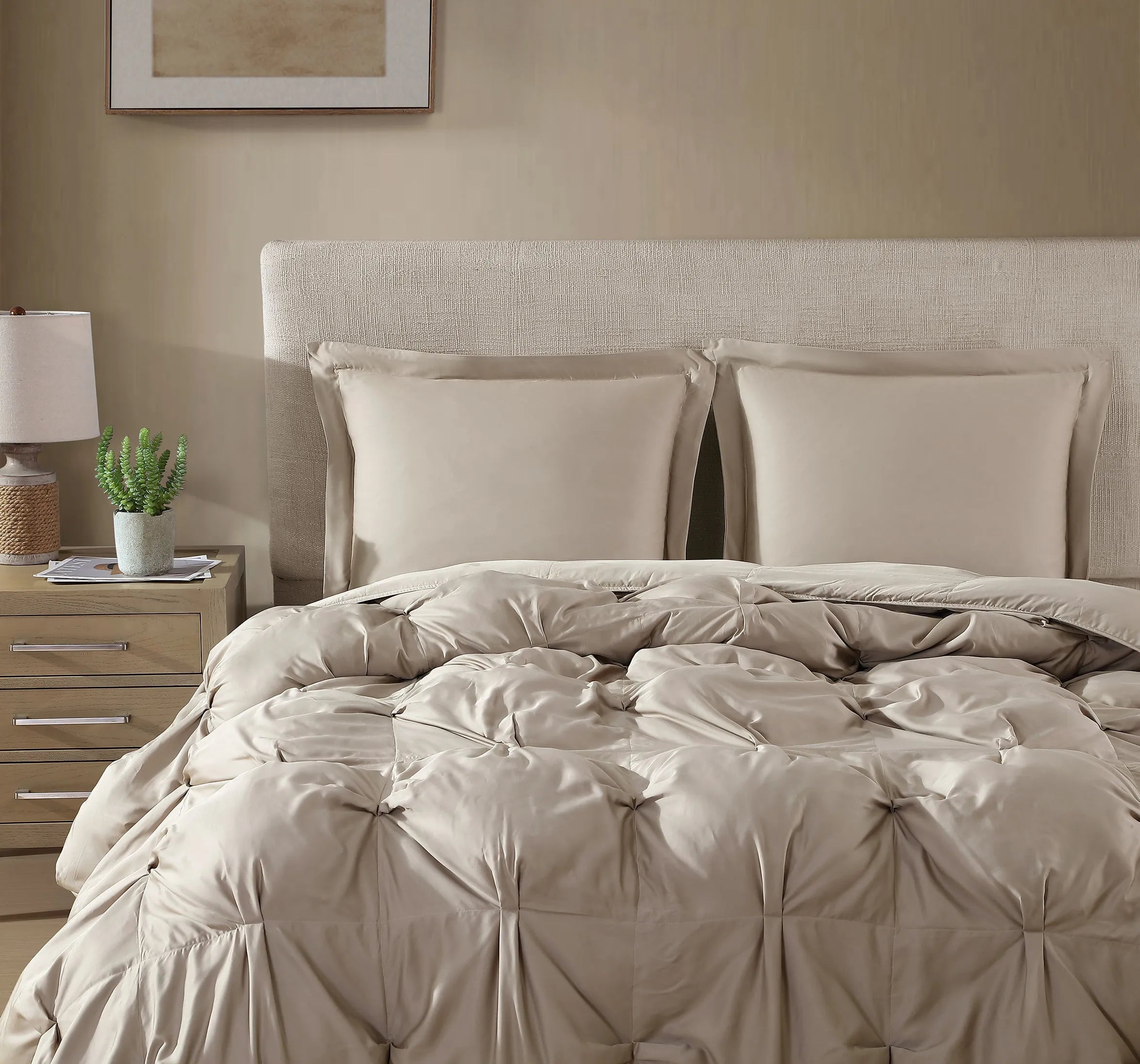 Premium Bamboo Bubble Comforter Bundle