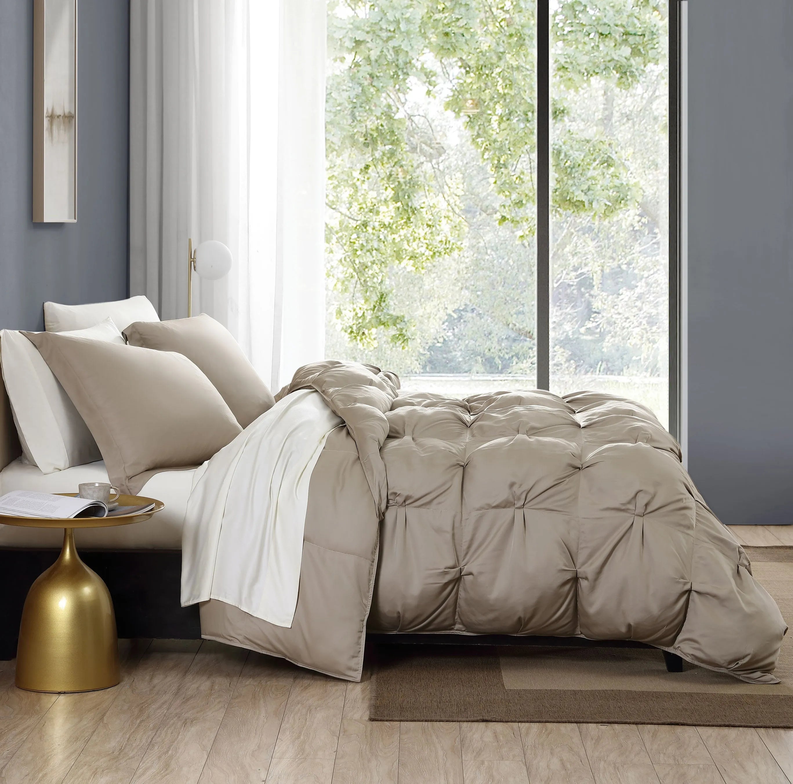 Premium Bamboo Bubble Comforter Bundle