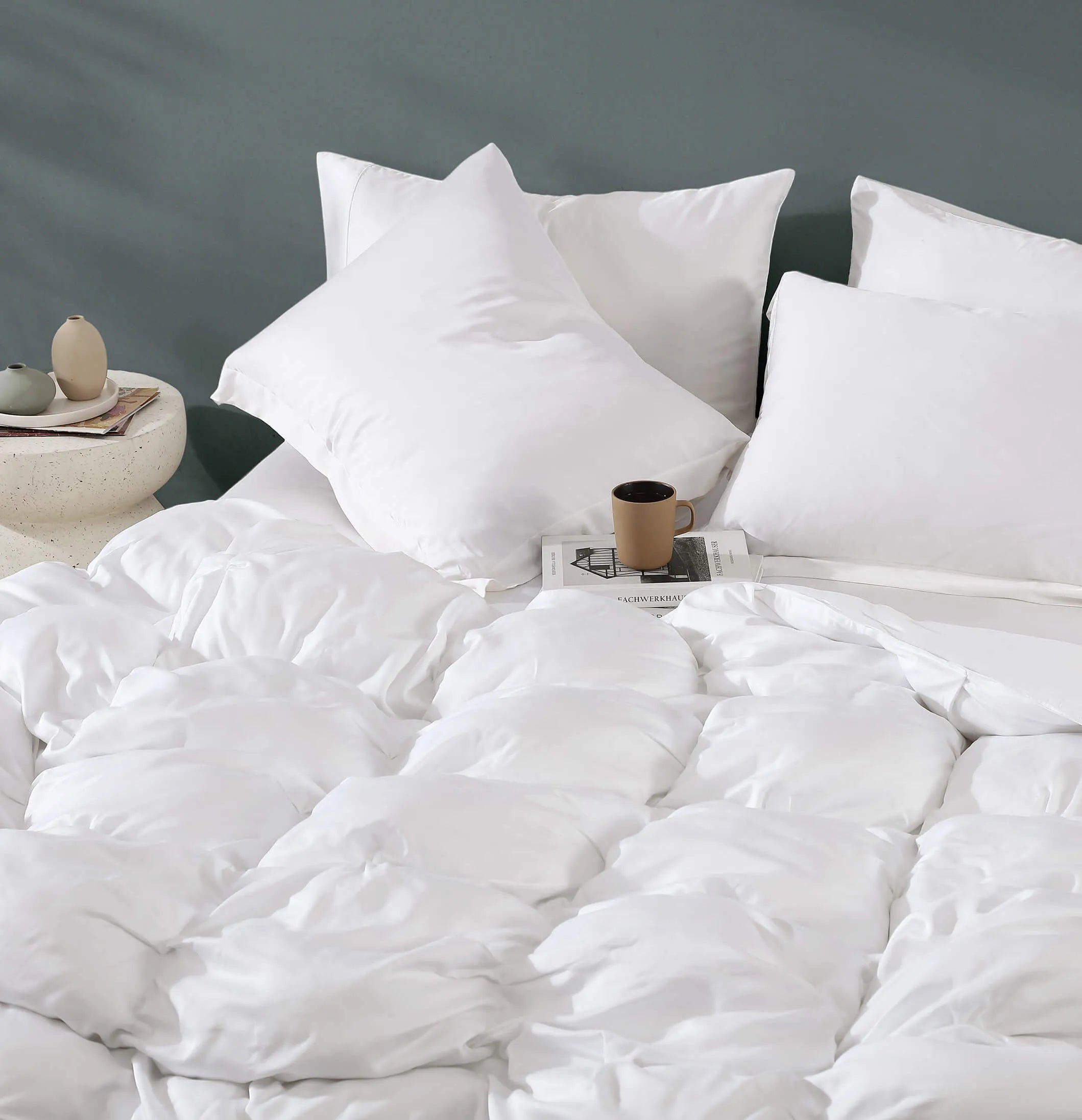 Premium Bamboo Bubble Comforter Bundle