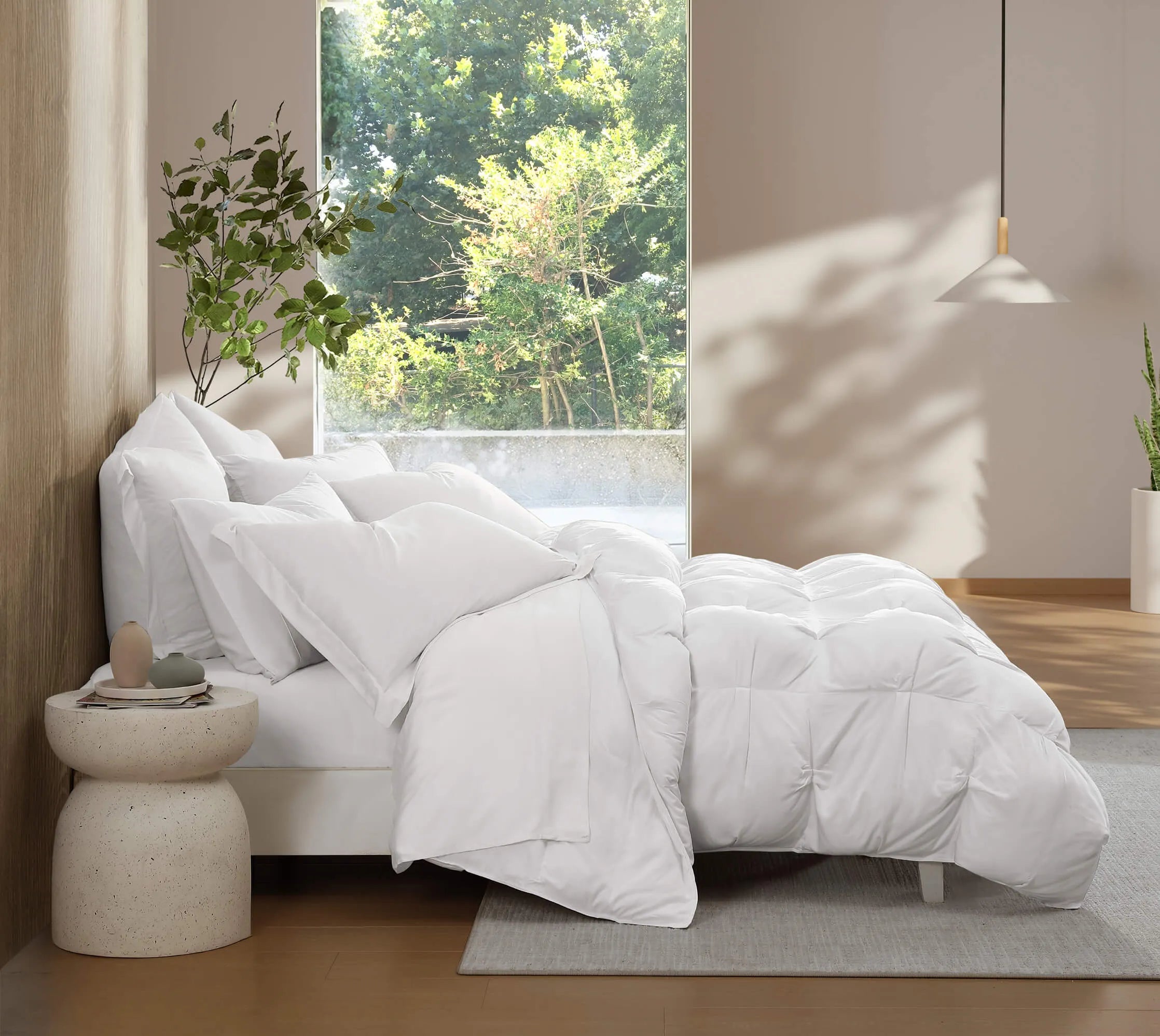 Premium Bamboo Bubble Comforter Bundle