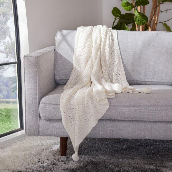 Safavieh Capra Ivory Throw