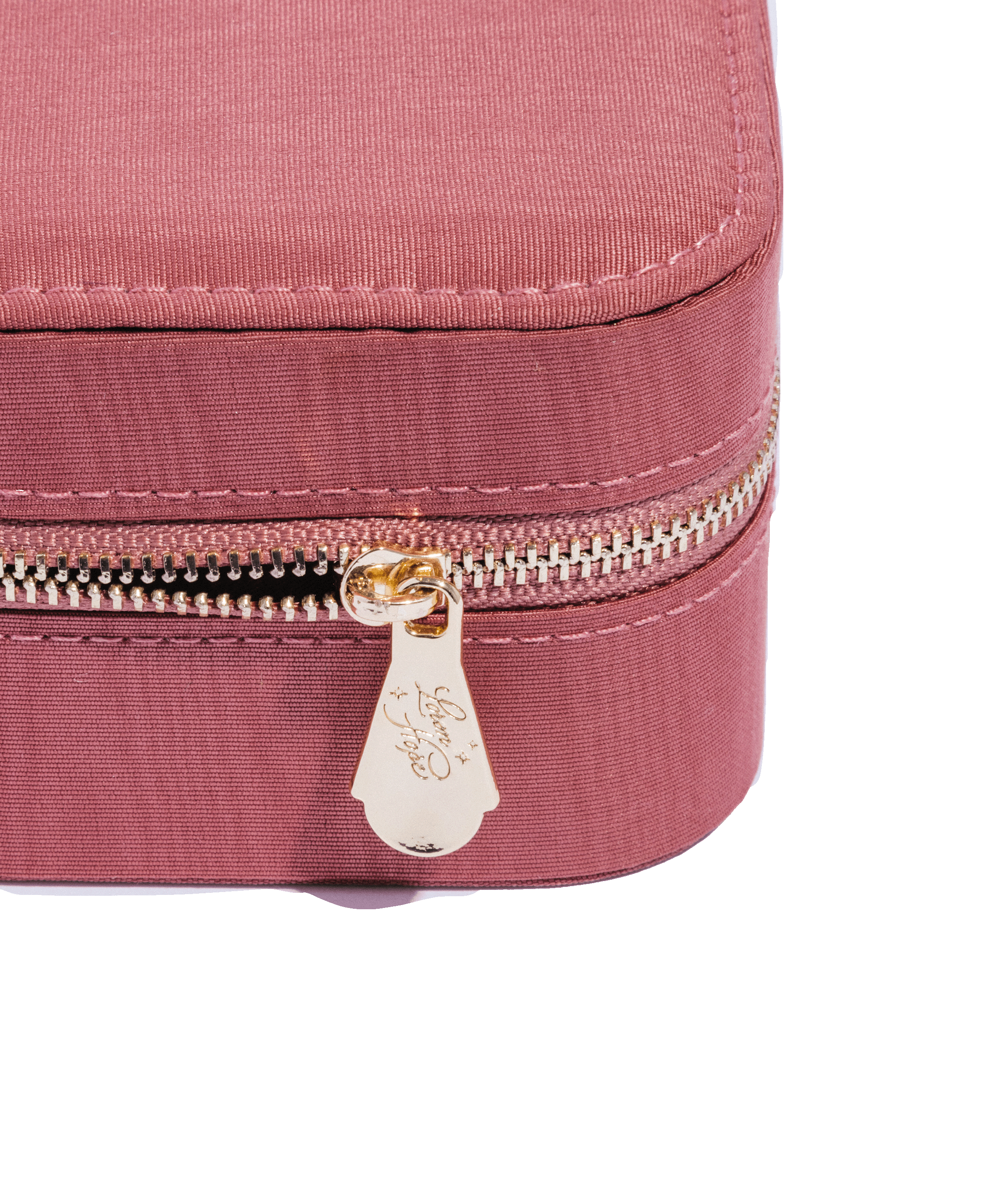 Jewelry Travel Case in Dusty Rose