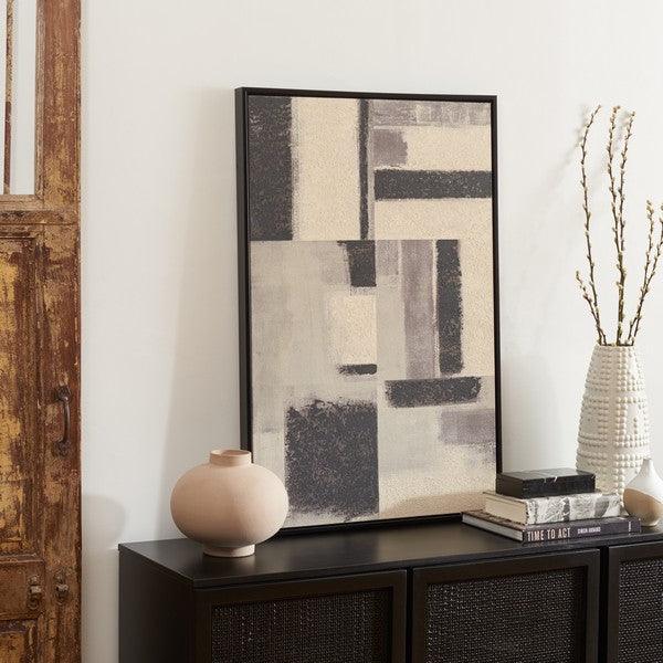 Safavieh Blurred Lines Framed Wall Art