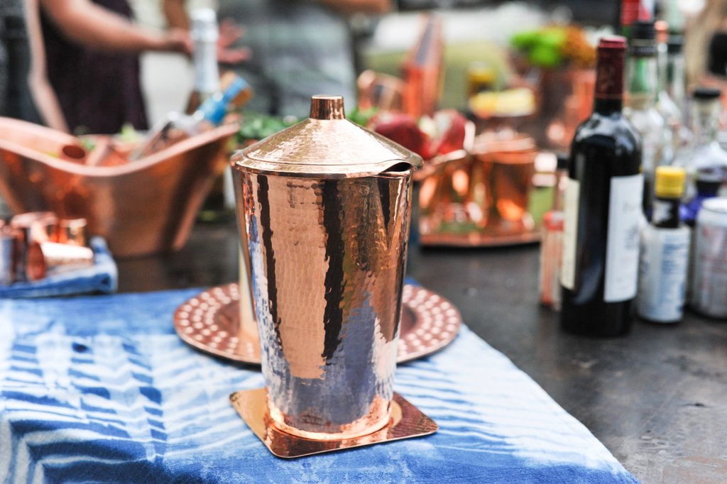 Gangotri Copper Water Pitcher with Lid