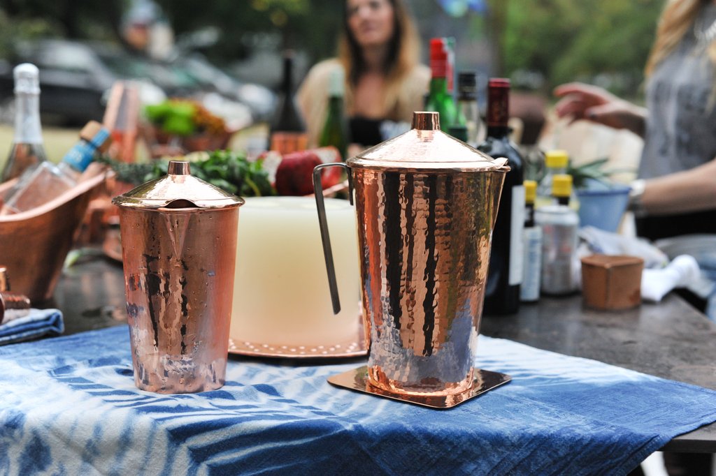 Gangotri Copper Water Pitcher with Lid