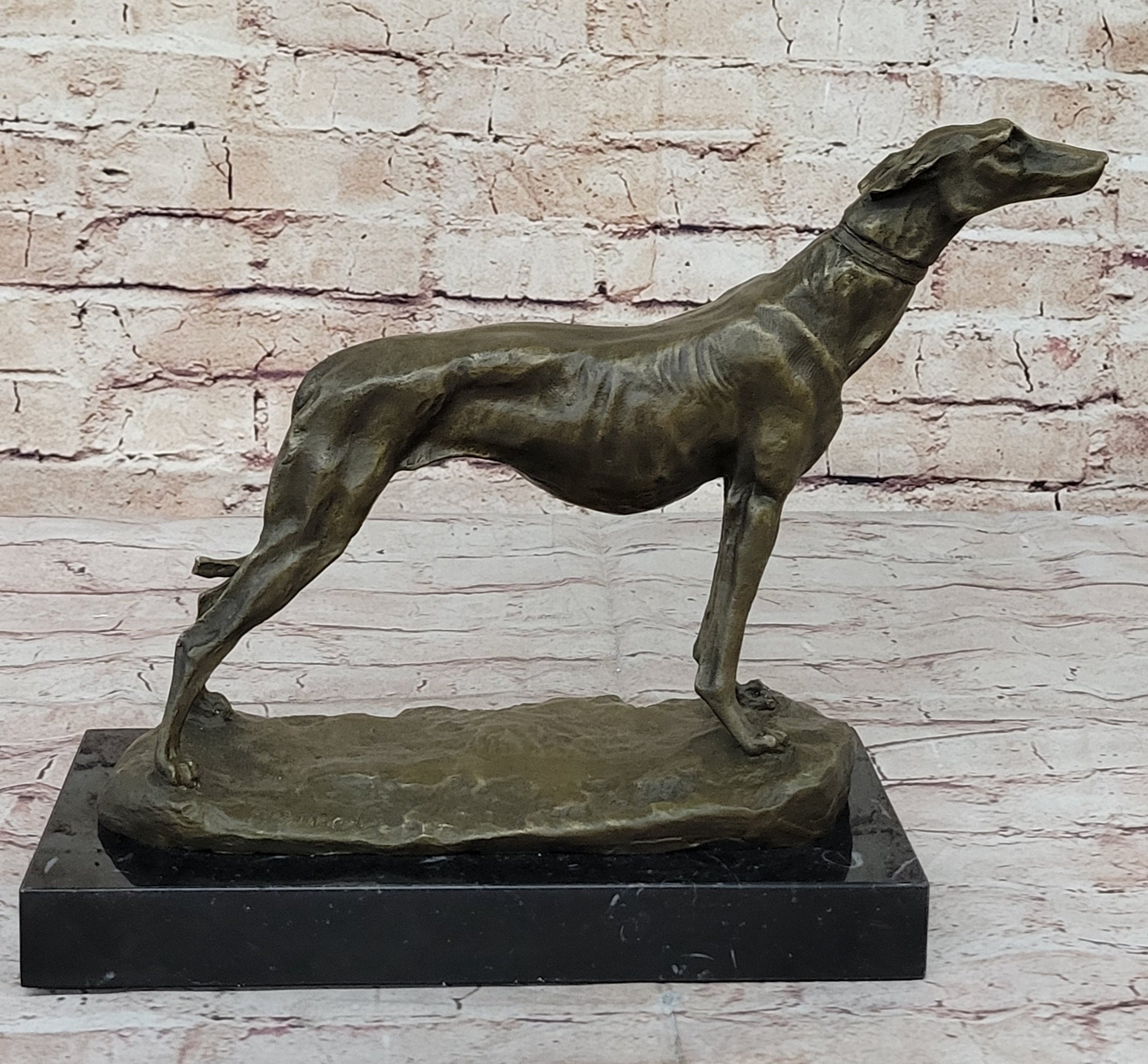 FREMIET GREYHOUNDS RACING DOG BRONZE SCULPTURE HOT CAST HOME OFFICE DECORATION