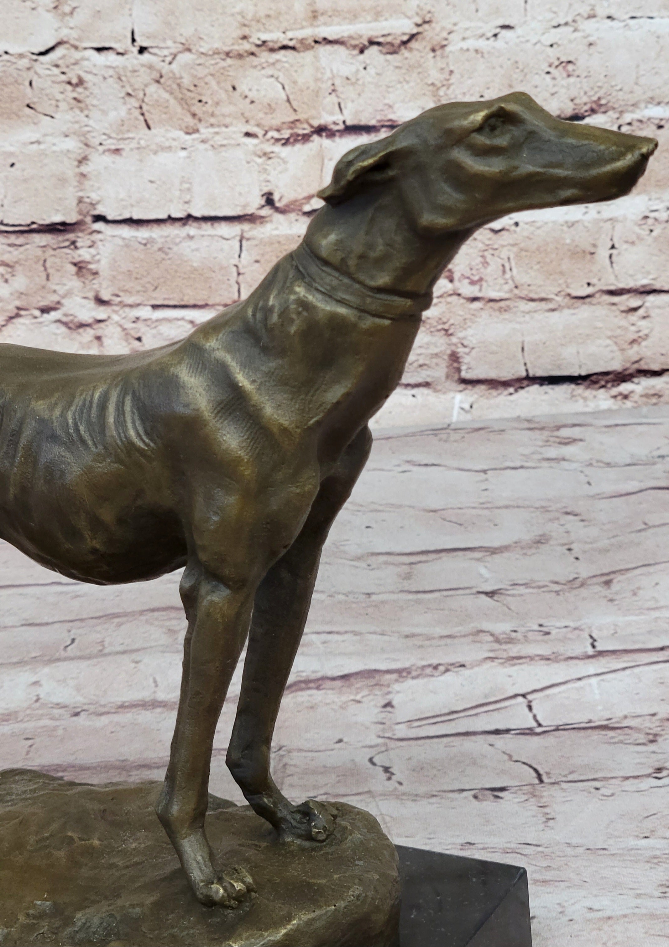 FREMIET GREYHOUNDS RACING DOG BRONZE SCULPTURE HOT CAST HOME OFFICE DECORATION