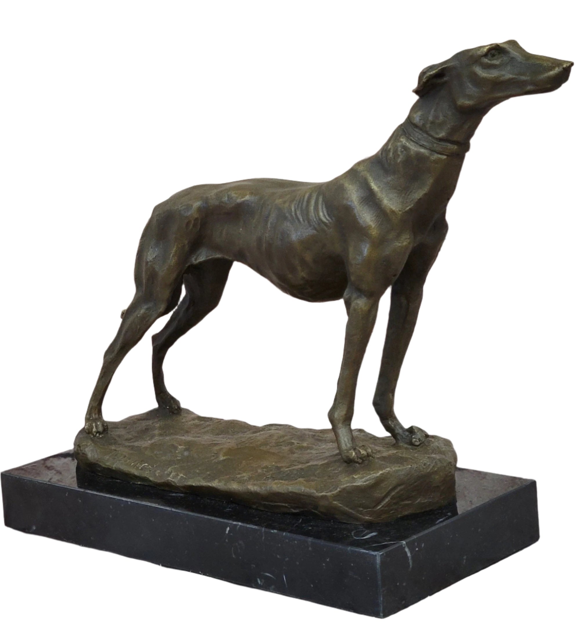 FREMIET GREYHOUNDS RACING DOG BRONZE SCULPTURE HOT CAST HOME OFFICE DECORATION