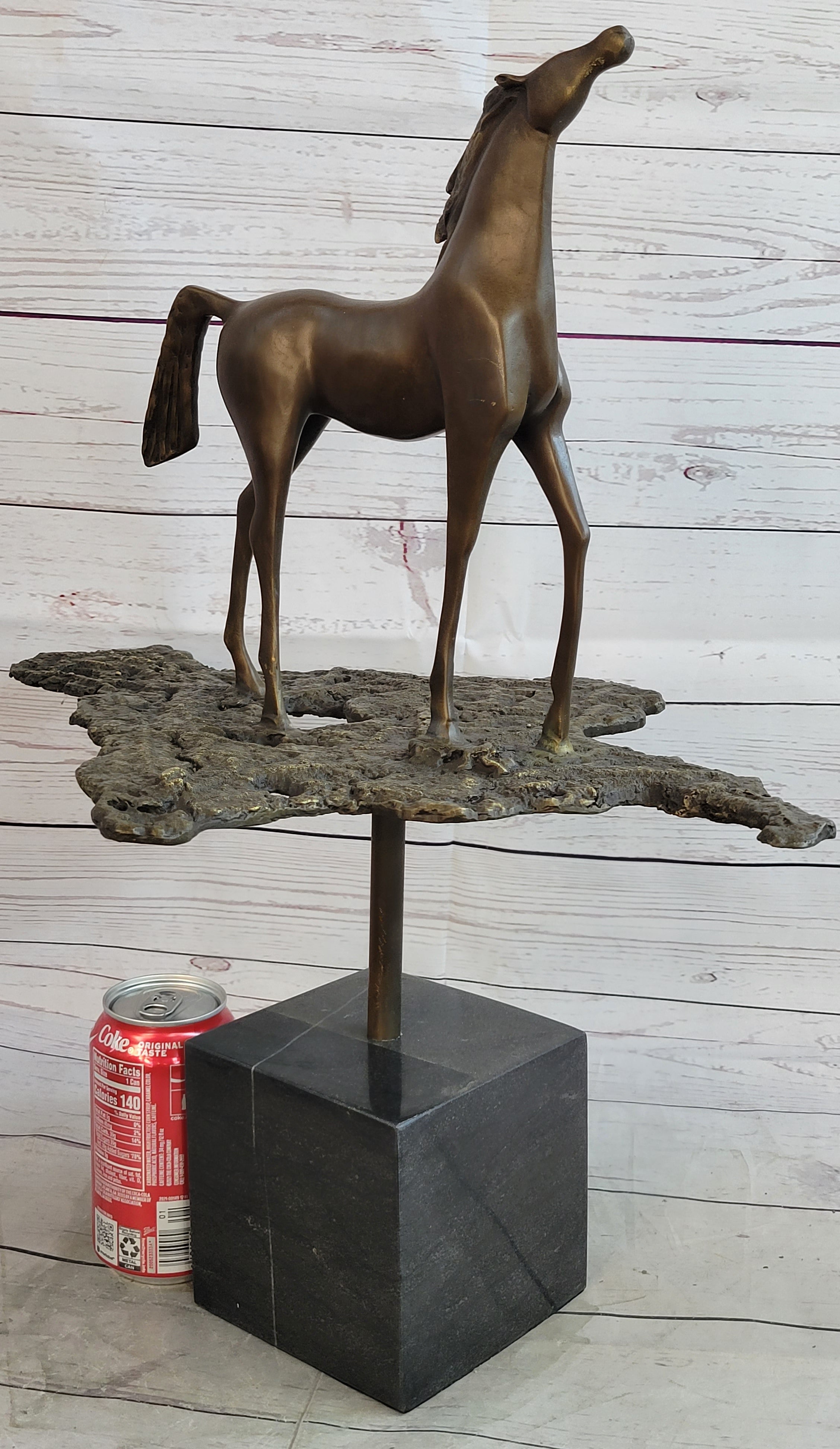 Hand Made Salvador Dali Abstract Horse Modern Artwork Bronze Sculpture Figurine