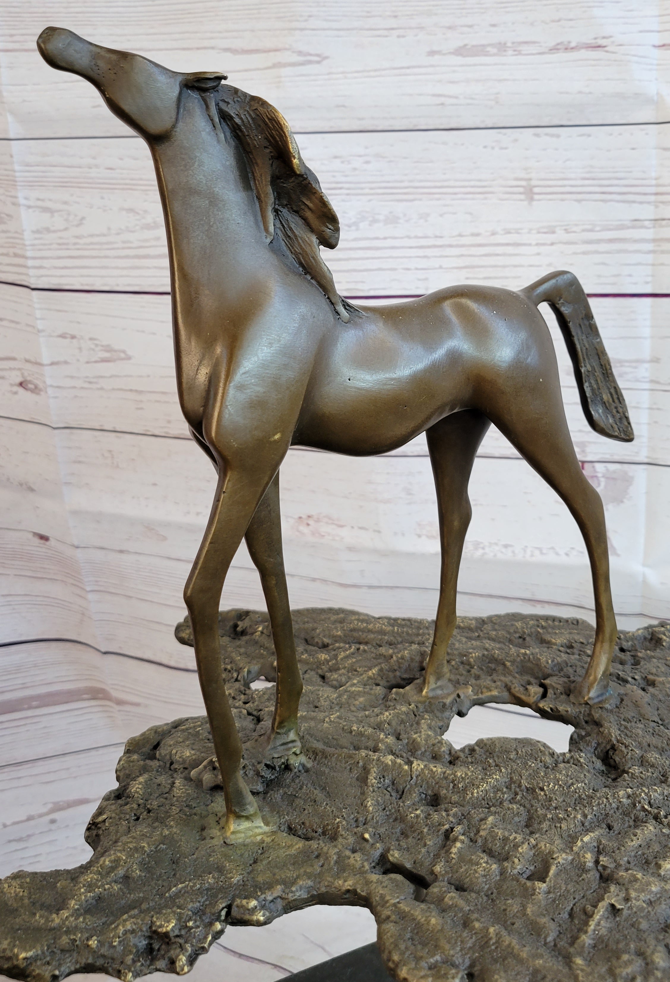 Hand Made Salvador Dali Abstract Horse Modern Artwork Bronze Sculpture Figurine