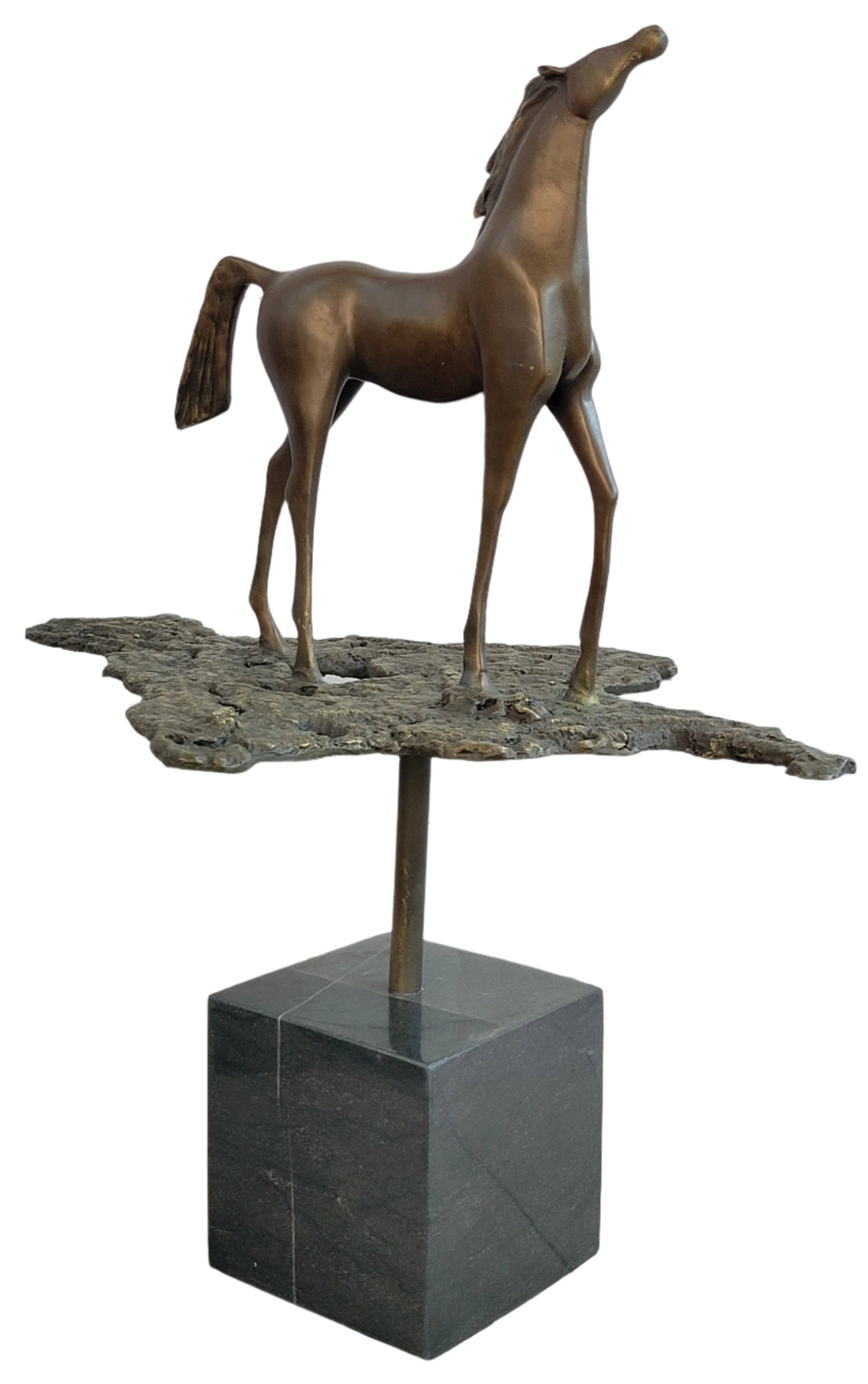 Hand Made Salvador Dali Abstract Horse Modern Artwork Bronze Sculpture Figurine