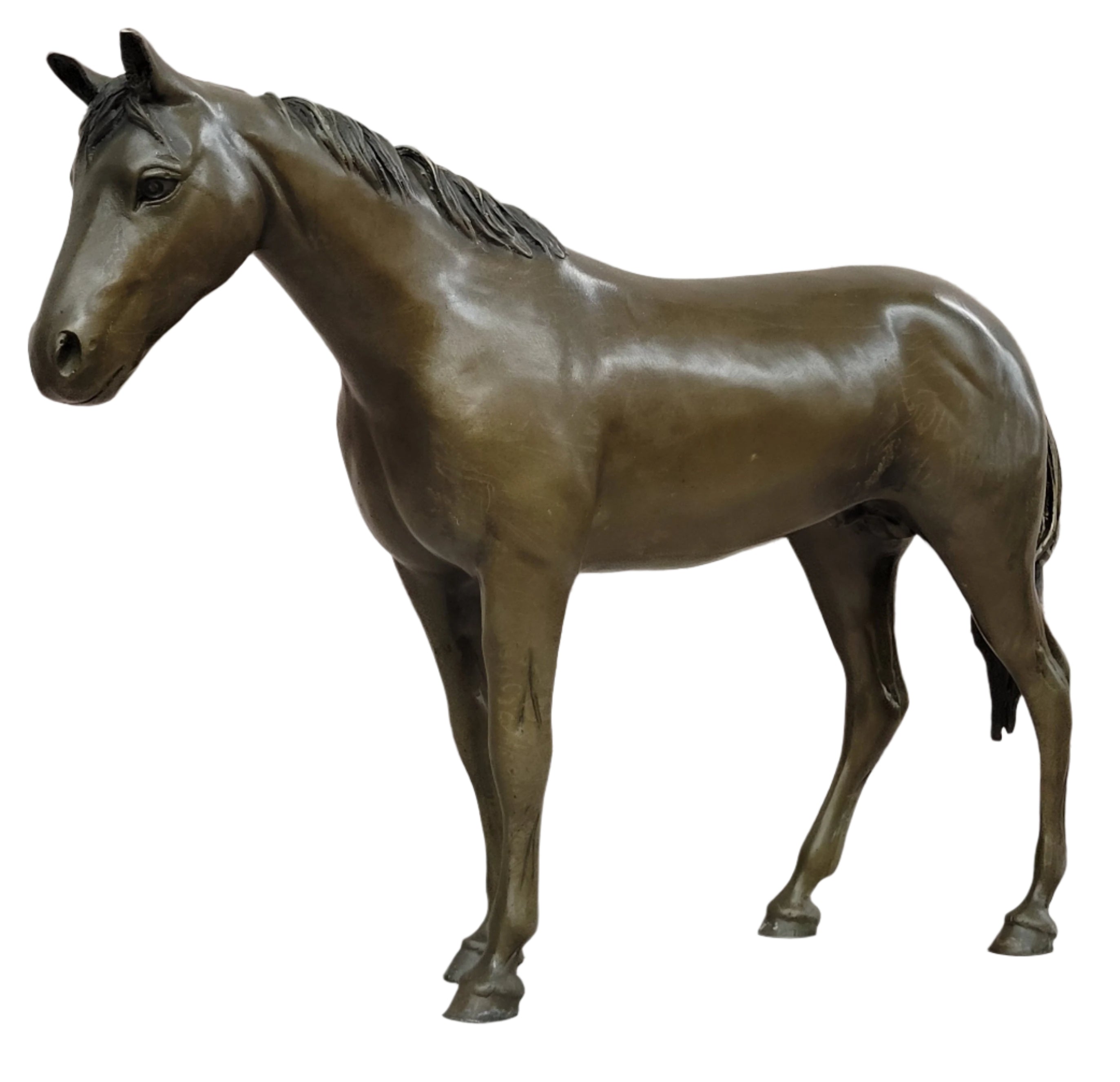 Hot Cast Bronze Horse Figurine Sculpture PJ Mene Art Decor