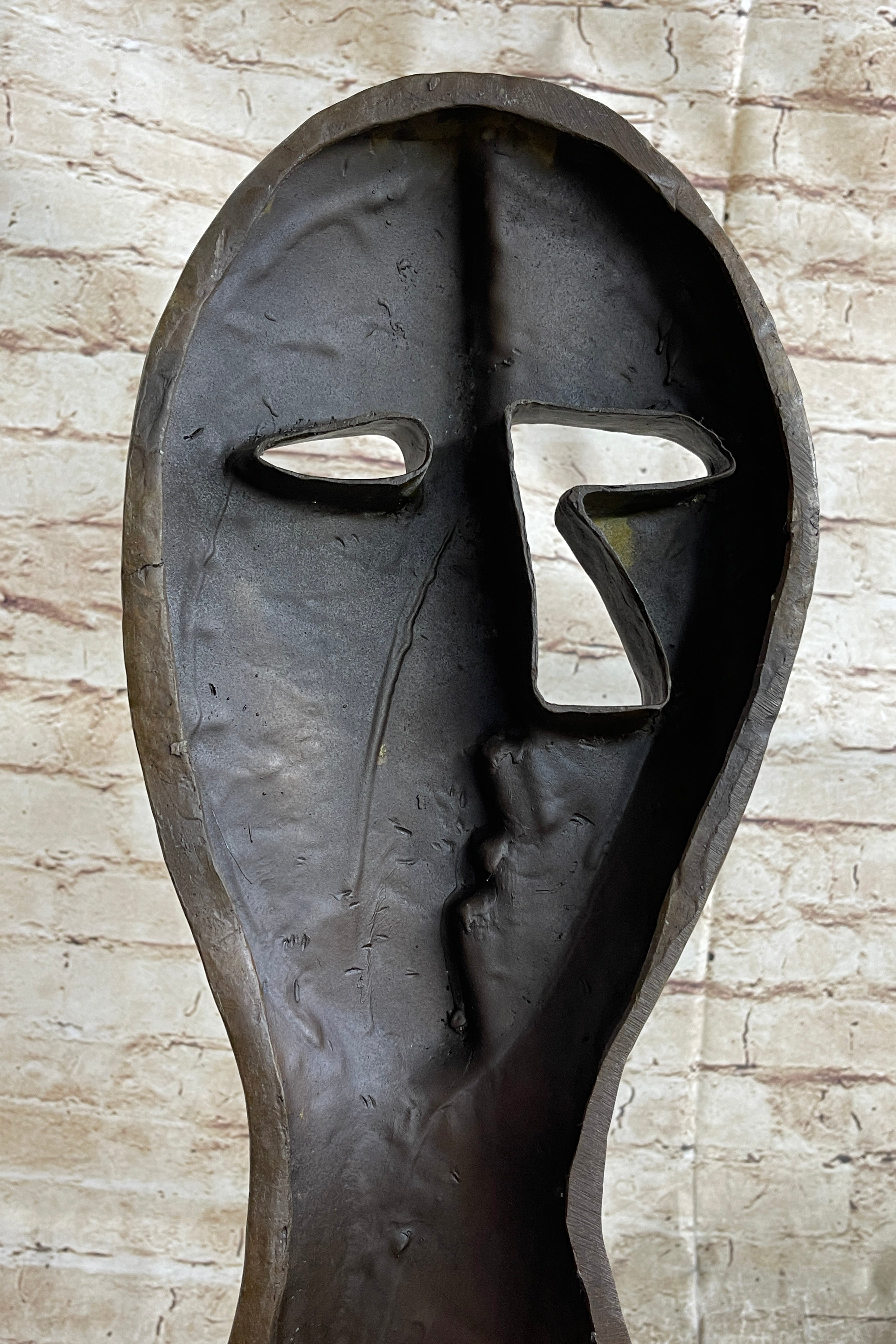 Picasso Cubism Two Faces Mask Bust Sculpture Statue Modern Art Decor Marble Base