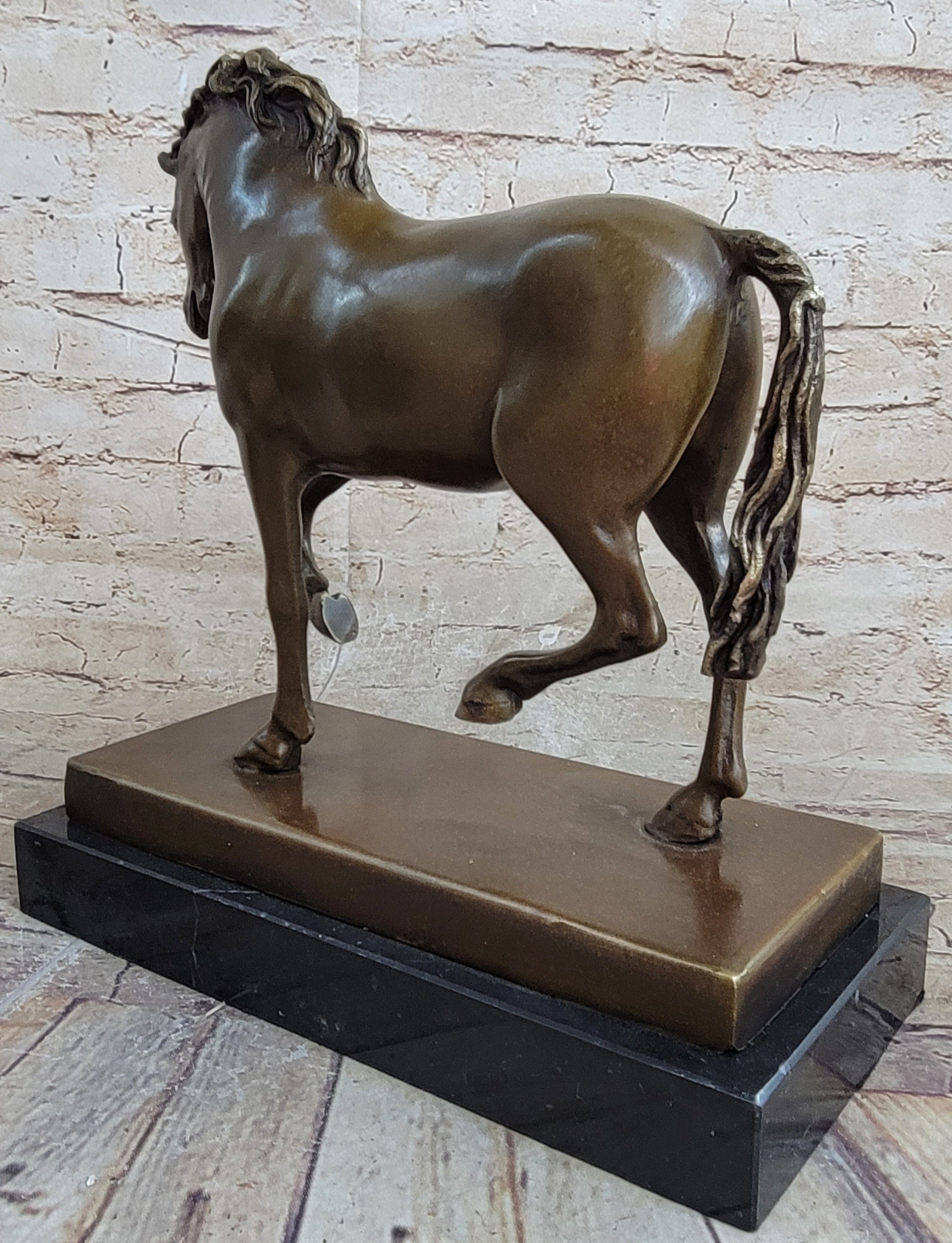 Tang Horse by Barye Art Deco Modern Bronze Sculpture Figurine Hot Cast Statue