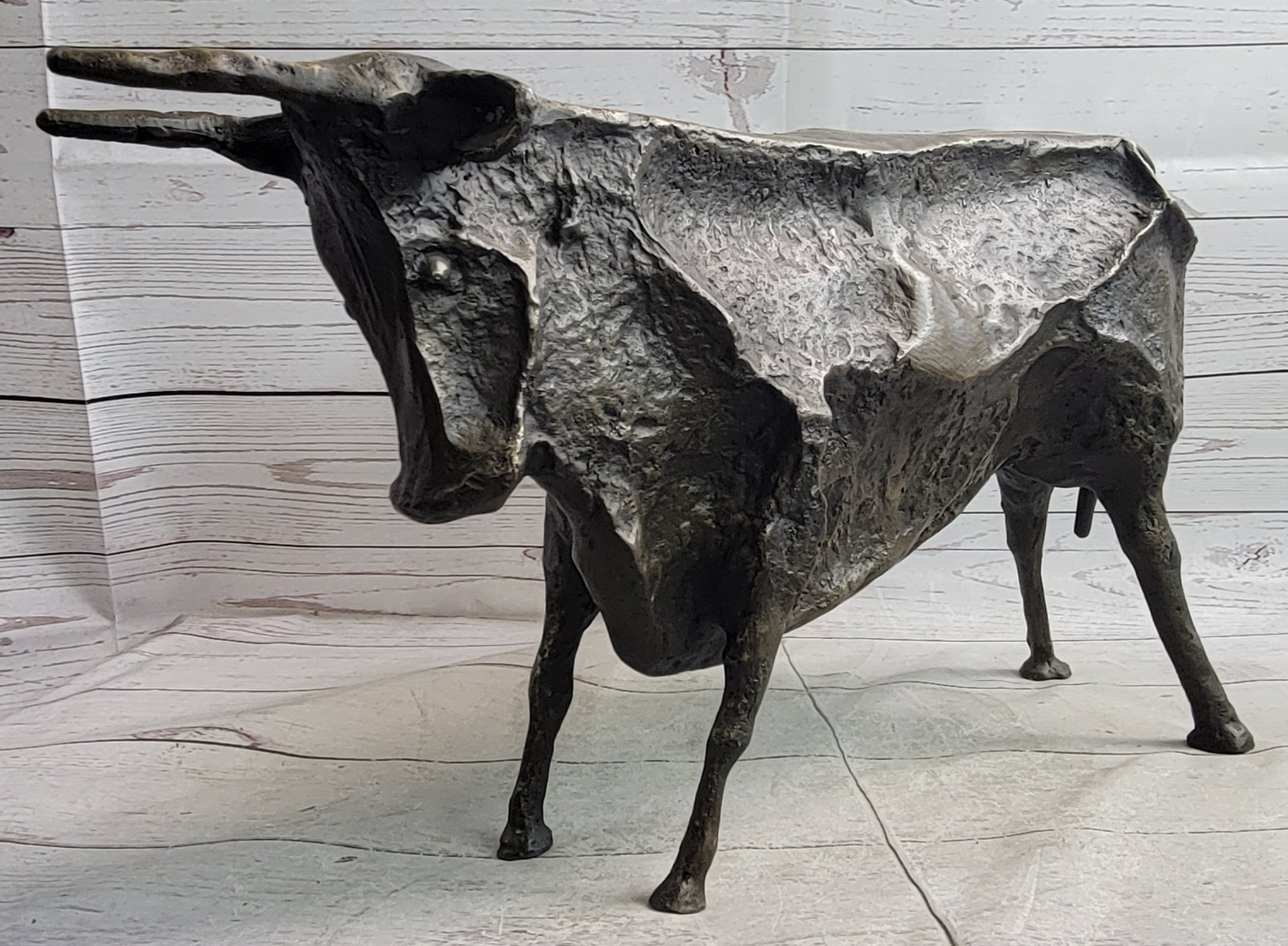 Hot Cast Bronze Metal Bull Sculpture Figure after Picasso Figurine Statue Decor